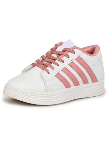ATHCO Womens Queen Women’s Lace Up Sneakers Comfortable Shoes for Woman Walking & Casual Shoes Stylish Lightweight Design with Memory Foam Comfort